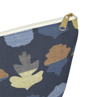 Frond Accessory Pouch w T-bottom in Indigo